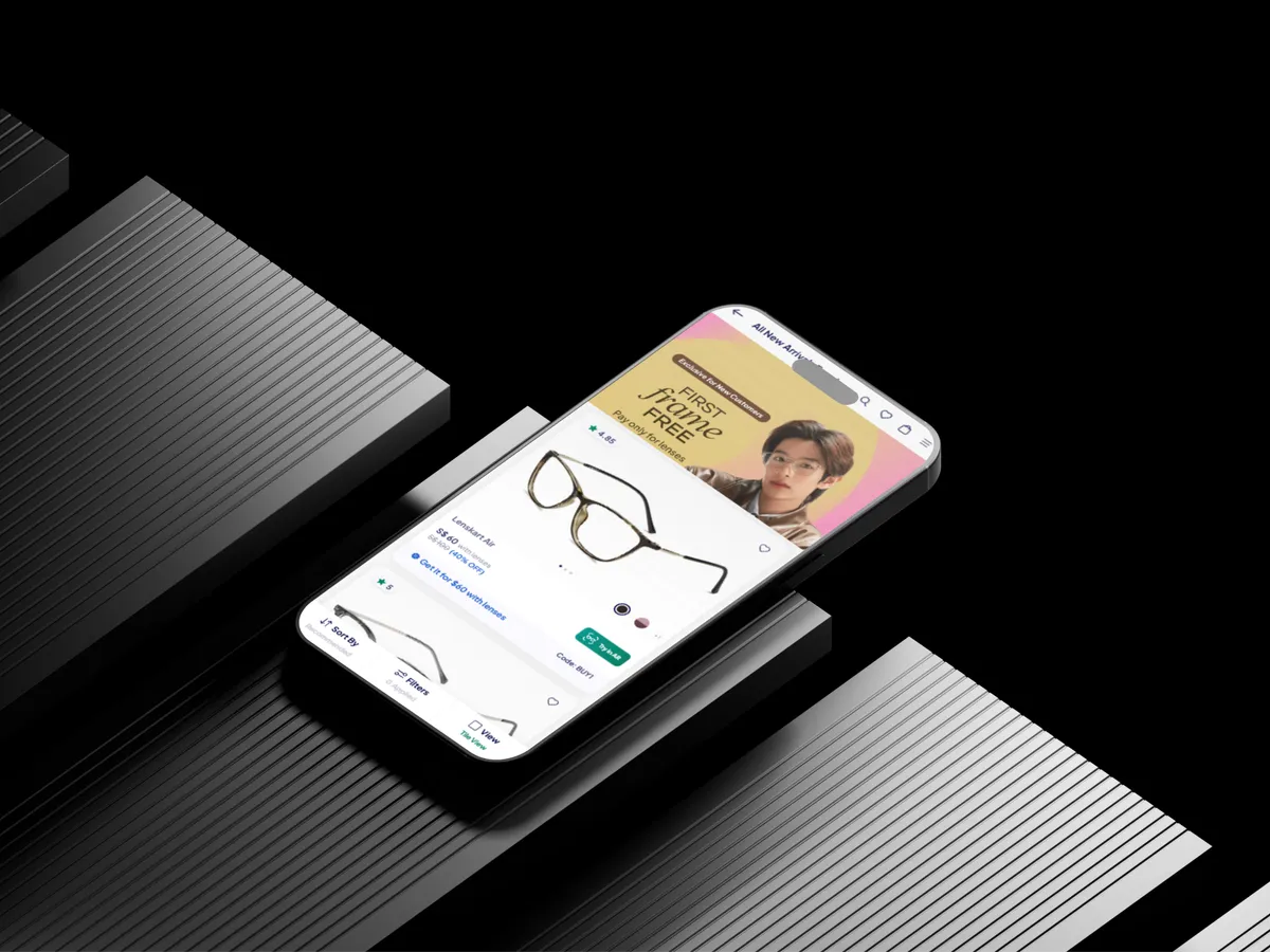 Lenskart mobile product page