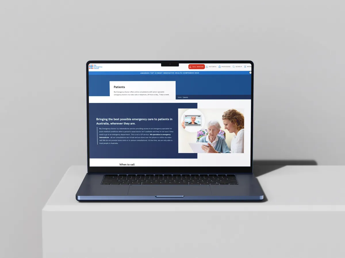 MED operations dashboard with analytics charts