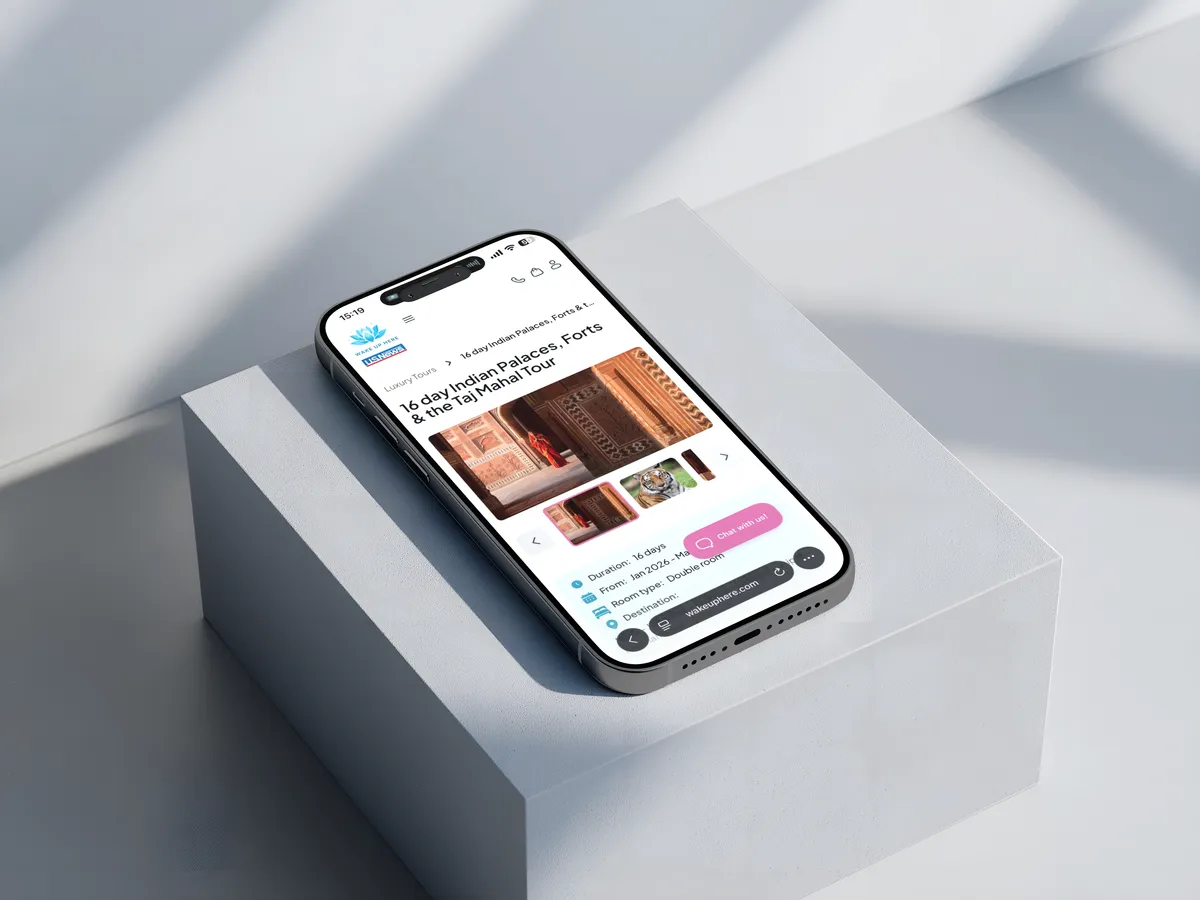 Wake Up Here app on smartphone